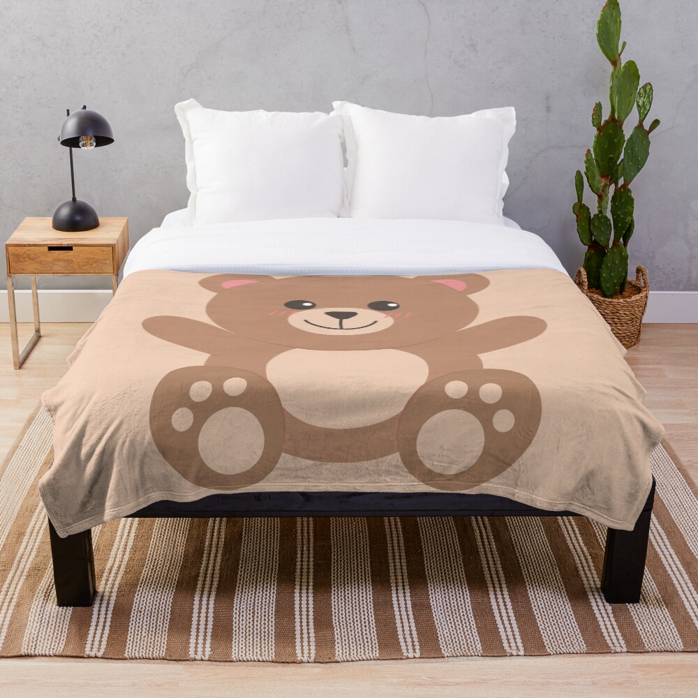 Teddy bear comforter online blanket