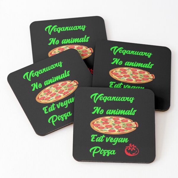 Item preview, Veganuary 2021, let's eat vegan pizza. designed and sold by Bodino.