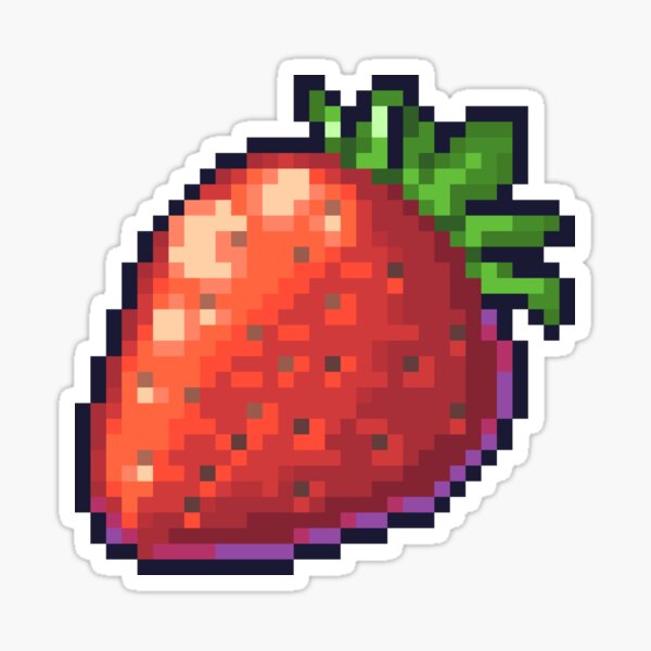 Strawberry pixel art kit – Noteworthy Art Kits