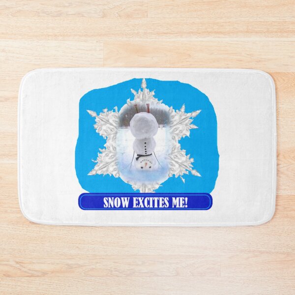 Item preview, SNOW EXCITES ME designed and sold by THE AMERICAN TEEVANGELIST.