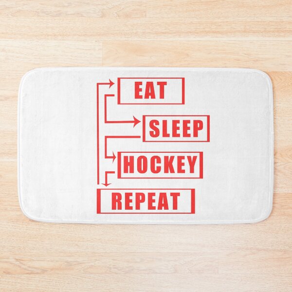 Item preview, Eat Sleep Hockey Repeat designed and sold by teledesign.