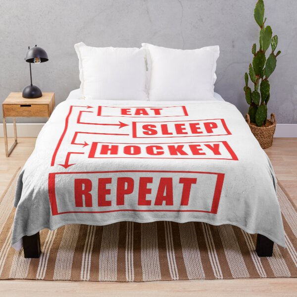 Item preview, Eat Sleep Hockey Repeat designed and sold by teledesign.