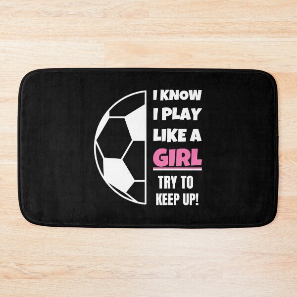 Item preview, I Know I Play Like A Girl Try To Keep Up designed and sold by momsnpops.