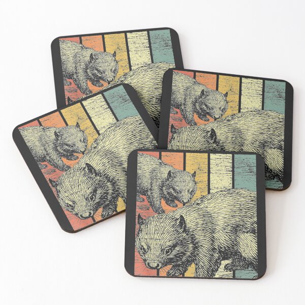 Item preview, Retro Wombat designed and sold by Saiyarad.