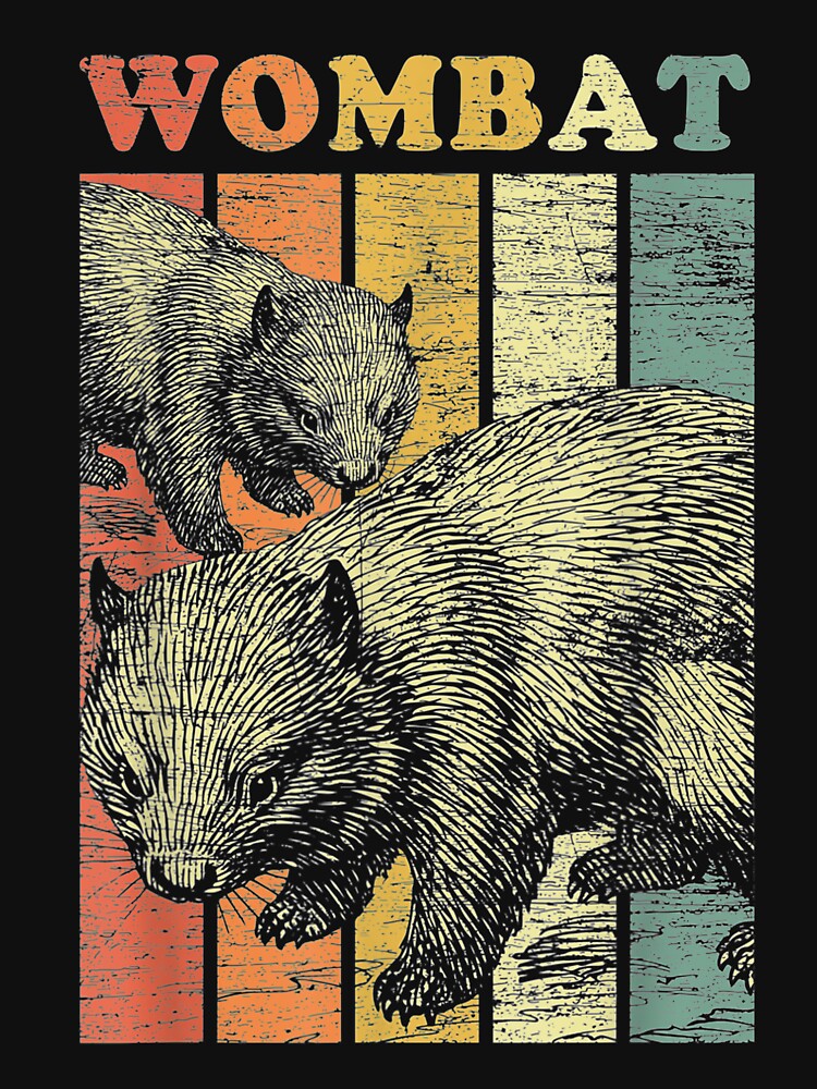 Retro Wombat by Saiyarad
