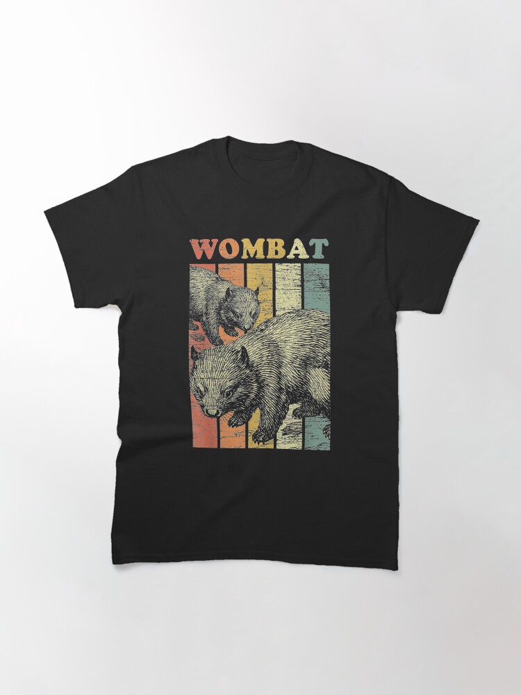 Alternate view of Retro Wombat Classic T-Shirt