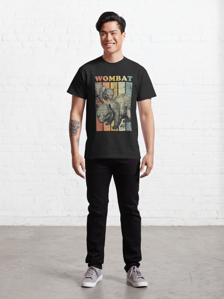 Alternate view of Retro Wombat Classic T-Shirt