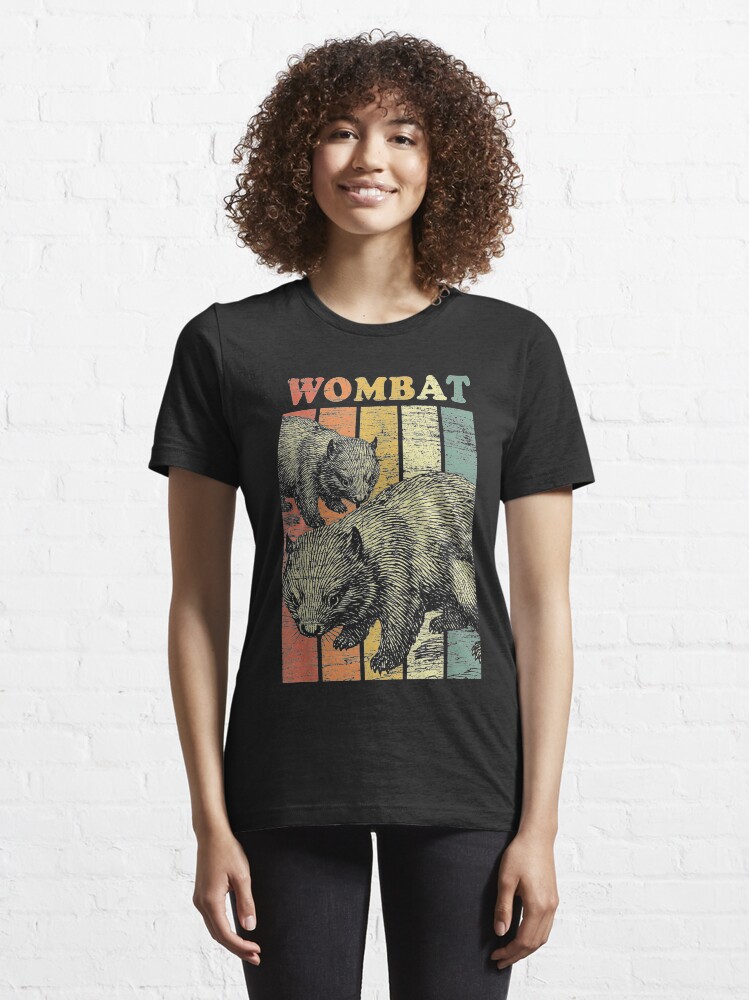 Alternate view of Retro Wombat Essential T-Shirt