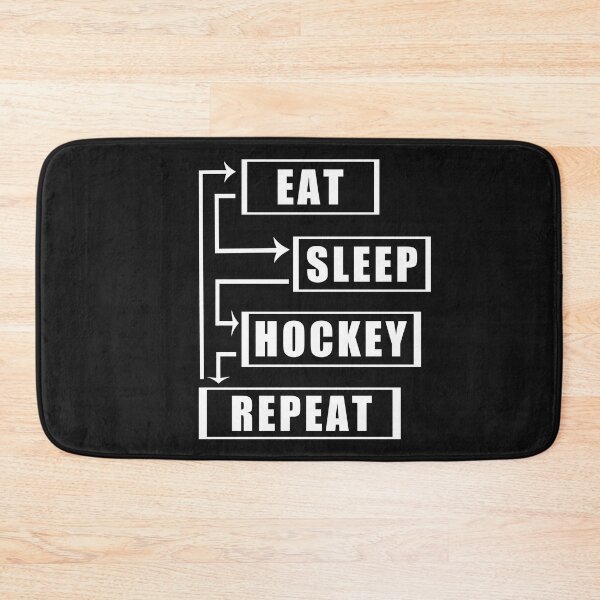 Item preview, Eat Sleep Hockey Repeat designed and sold by teledesign.