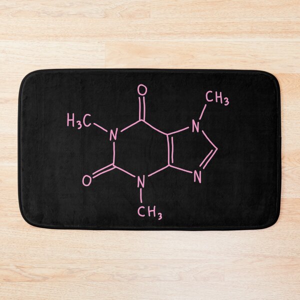Item preview, Pink Caffeine Molecule (Hand Drawn) designed and sold by illhustration.