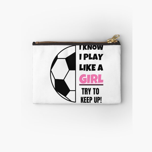 Item preview, I Know I Play Like A Girl Try To Keep Up designed and sold by momsnpops.