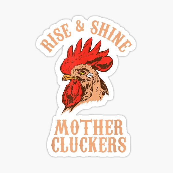 Mom? Chicken Sticker for Sale by Gooners