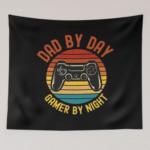 Item preview, Dad By Day Gamer By Night designed and sold by ds-4.