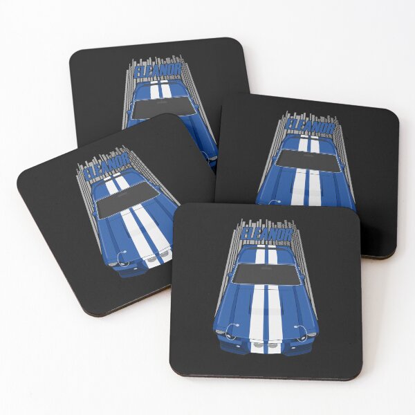 Item preview, Ford Mustang Shelby GT500 Eleanor 1967 Fastback - Blue and White Stripes designed and sold by V8social.