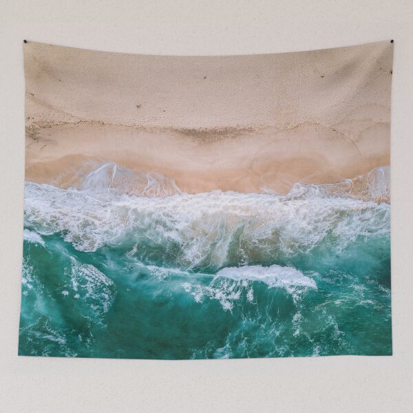 Item preview, Pink Sand Beach Waves Comforter designed and sold by Lallz-Comforter.