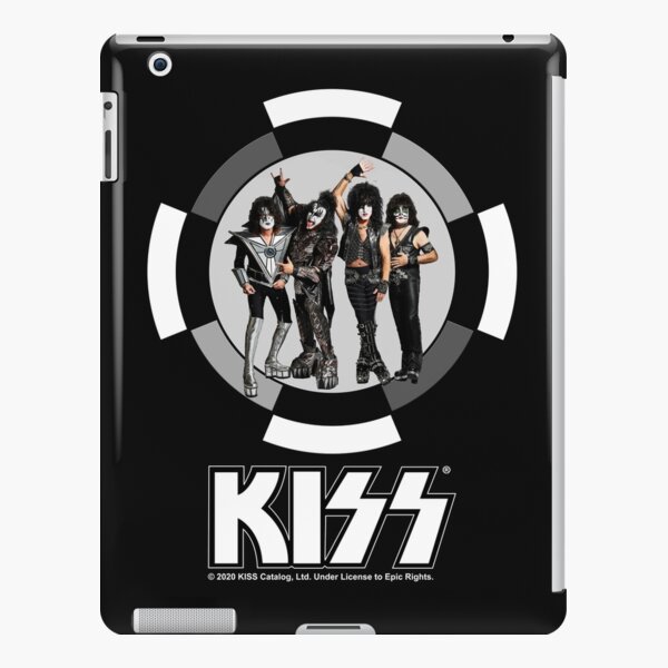 All Members Of Kiss Band - Black and White Classic iPad Snap Case