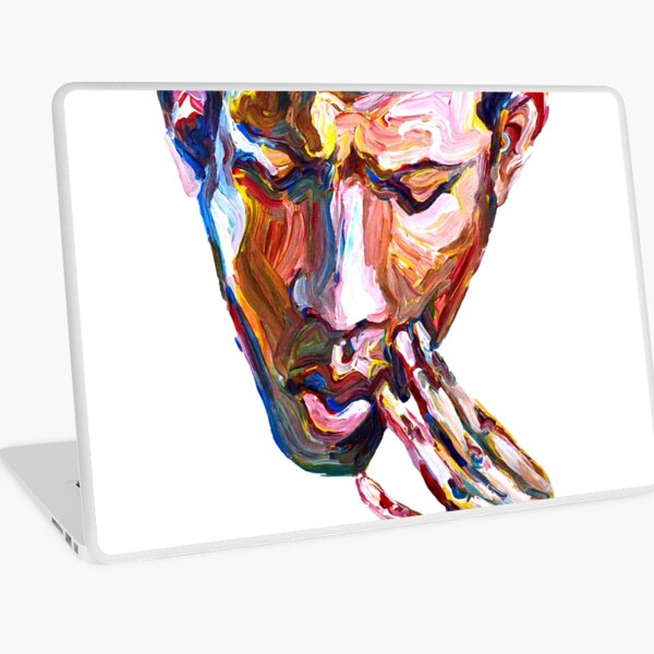 Doubt - Male figurative Laptop Skin