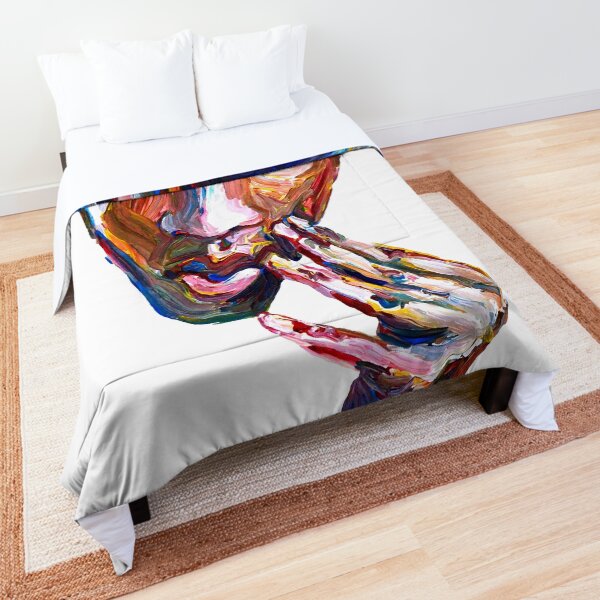 Doubt - Male figurative Comforter
