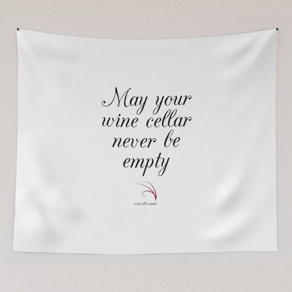 Item preview, Wine wish - may your wine cellar never be empty designed and sold by wineandwords.