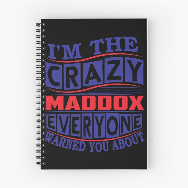 Aperçu de l'œuvre Nom MADDOX. Je suis le fou MADDOX que tout le monde vous a mis en garde créée et vendue par thinkbicycle.