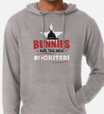 Bunnies are the new rockstars Leichter Hoodie