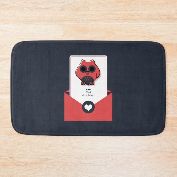 Item preview, Owl Do It Later Cute Design designed and sold by benarik.