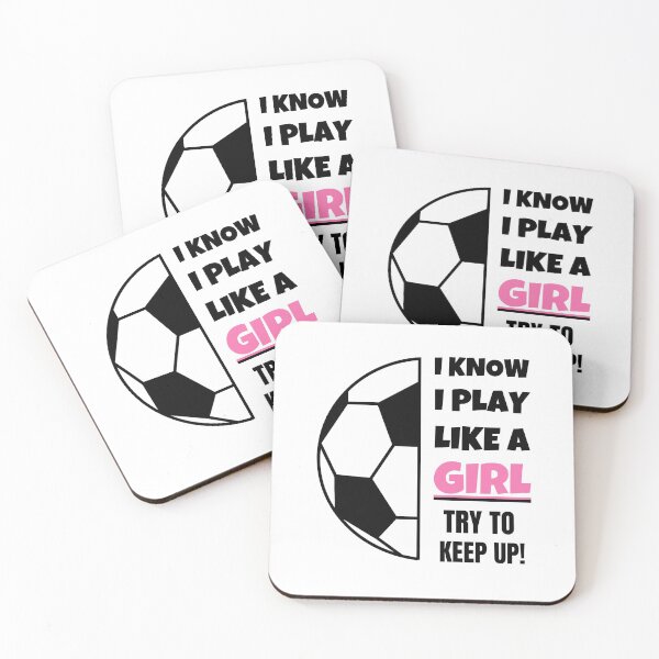 Item preview, I Know I Play Like A Girl Try To Keep Up designed and sold by momsnpops.