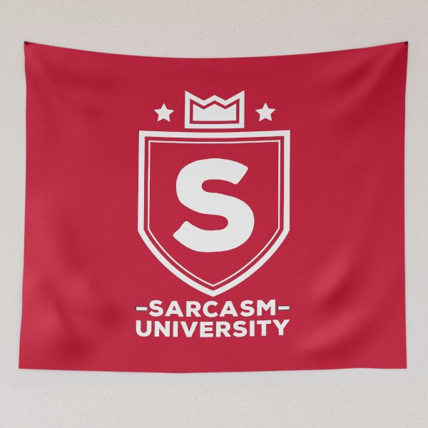 Item preview, Sarcasm University Funny Logo #8 designed and sold by SalahBlt.