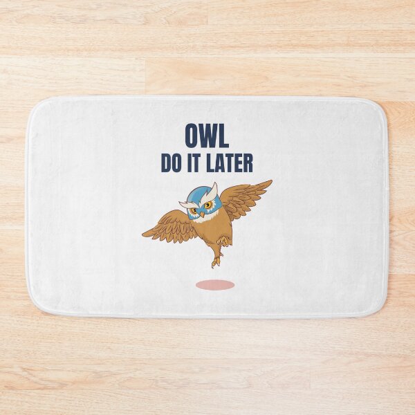 Item preview, Owl Do It Later Cute Design designed and sold by benarik.