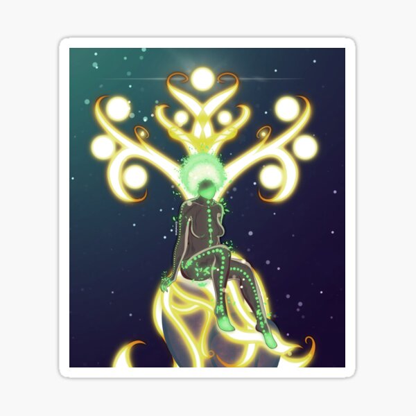 Aisha, Earth Elemental Sticker