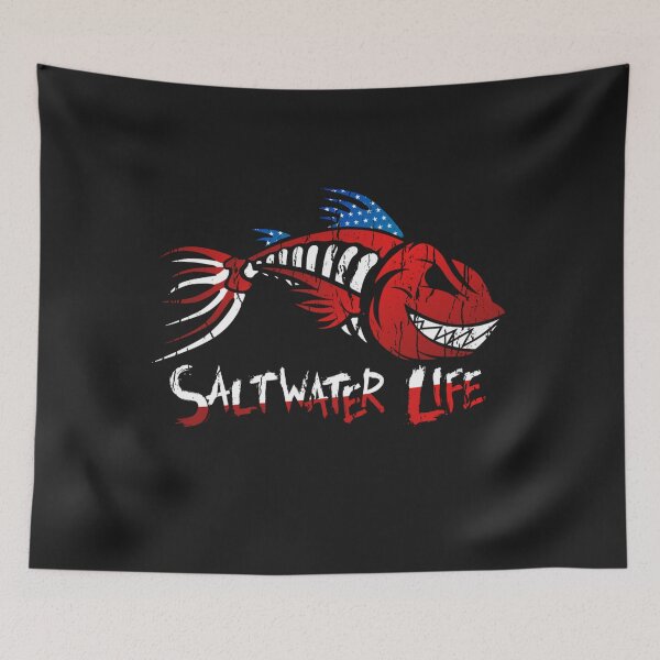 Item preview, Saltwater Life Fisherman Fishing designed and sold by Saiyarad.