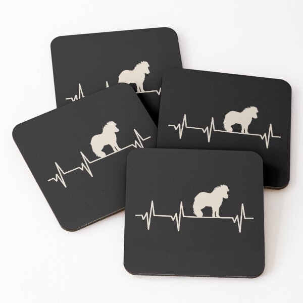 Item preview, Icelandic Horse Heartbeat Pulse Gift For Icelandic Horse Lovers designed and sold by JokeGysen.