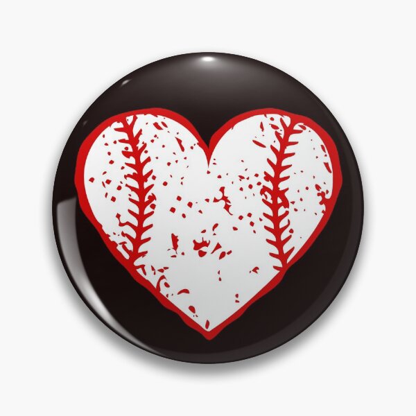 Artikelvorschau, Distressed Baseball Heart entworfen und verkauft von malibumanhattan.