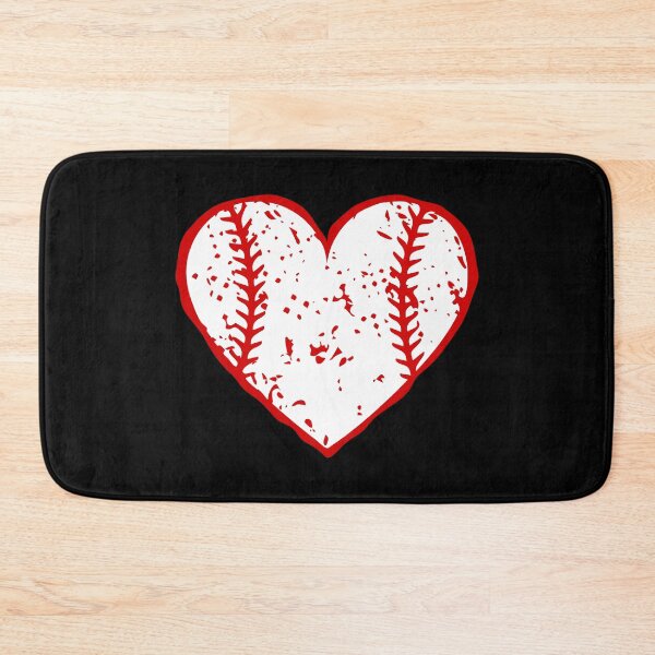 Item preview, Distressed Baseball Heart designed and sold by malibumanhattan.
