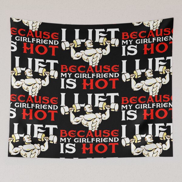 Item preview, i lift because my girlfriend is hot designed and sold by Soithside87.