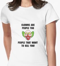 Clown Kill Women's Fitted T-Shirt