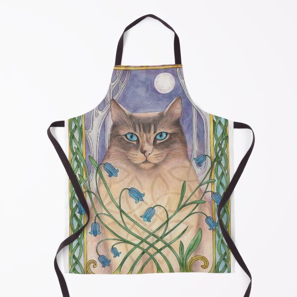 Item preview, Moonlight Miau designed and sold by Highland Celtic Art.
