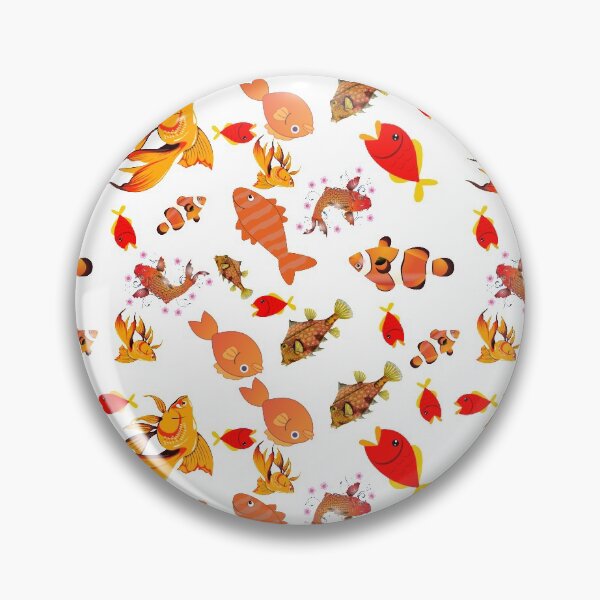 Item preview, Orange Fish Pattern designed and sold by Rell1970.