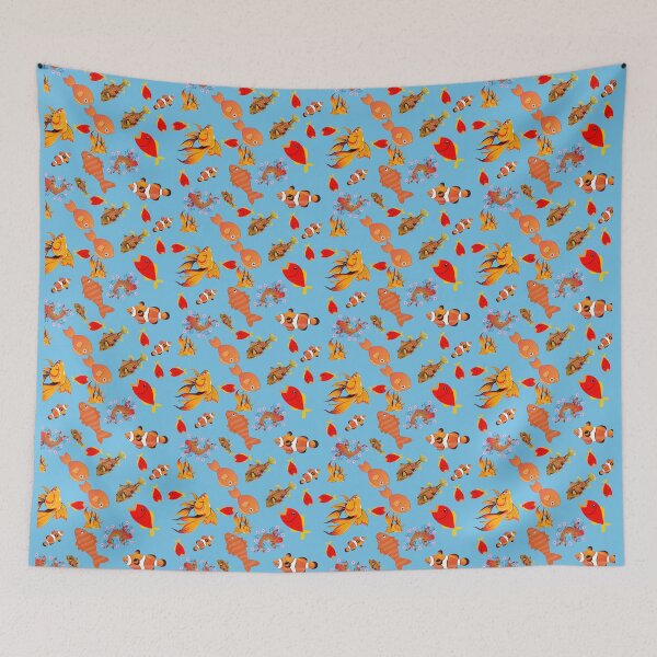 Item preview, Orange Fish Pattern designed and sold by Rell1970.