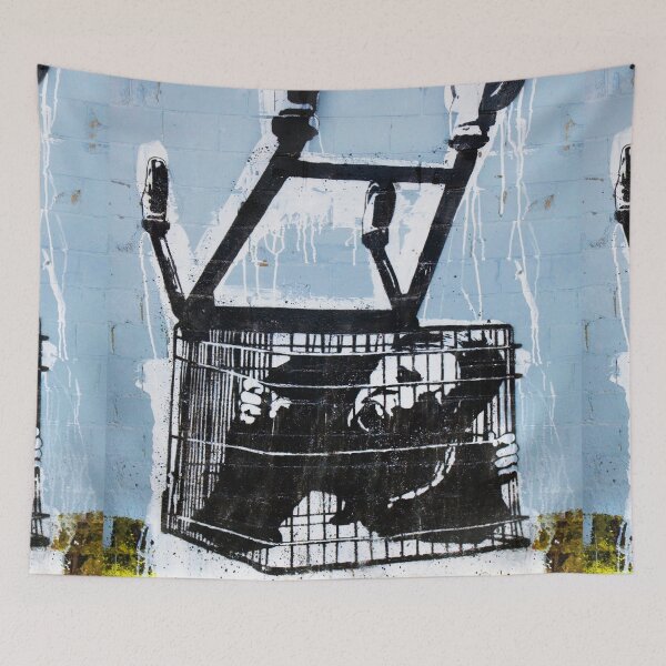 Item preview, Consumer trapped in shopping trolley designed and sold by WE-ARE-BANKSY.