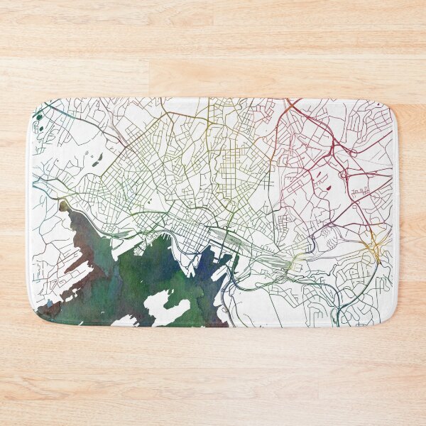 Item preview, Oslo Watercolor Map by Zouzounio Art designed and sold by zouzounioart.