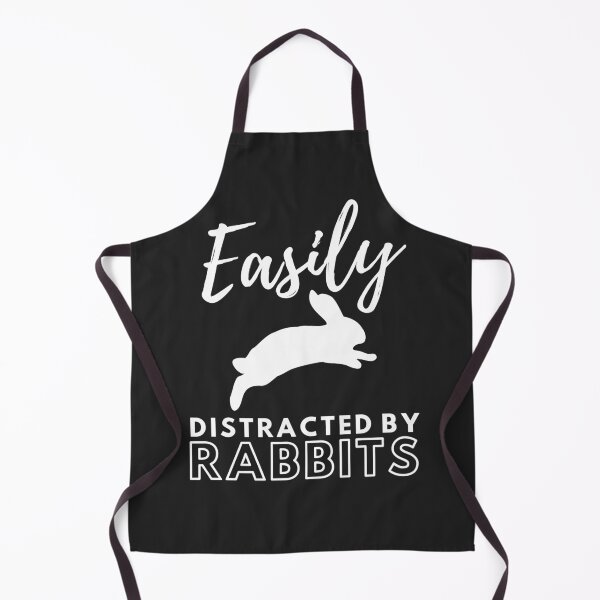 Item preview, Easily Distracted By Rabbits funny rabbit designed and sold by OneTimeEngineer.