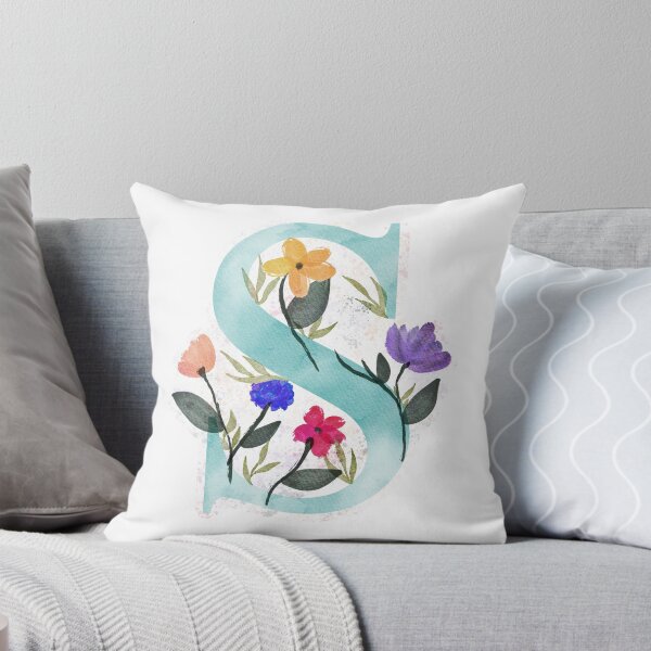 Item preview, S with Watercolor Flowers designed and sold by Em0523.