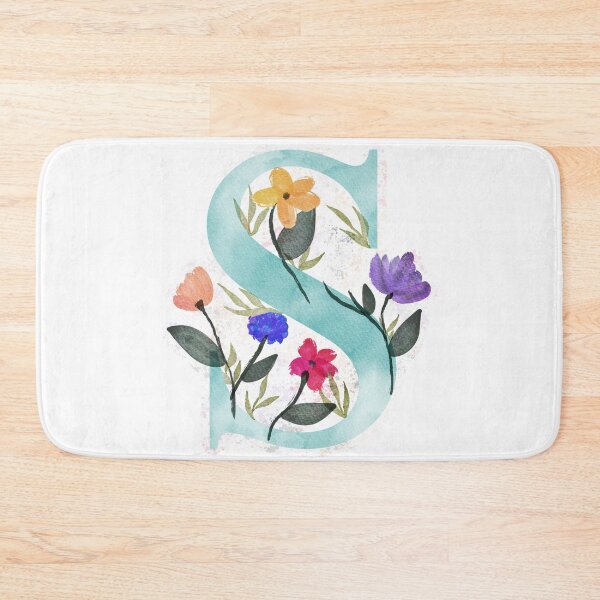 Item preview, S with Watercolor Flowers designed and sold by Em0523.