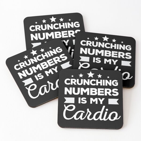 Item preview, Crunching Numbers is My Cardio designed and sold by ohmier.