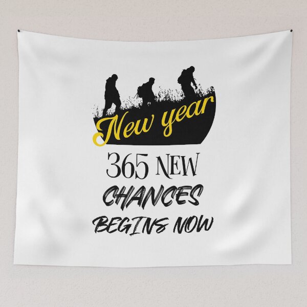Item preview, 365 New Chances Begins Now (New Year) designed and sold by Gavinstar.