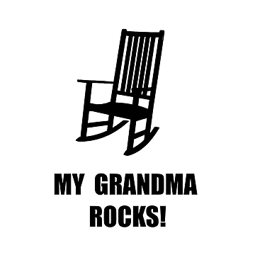 Artwork thumbnail, Grandma Rocks by TheBestStore