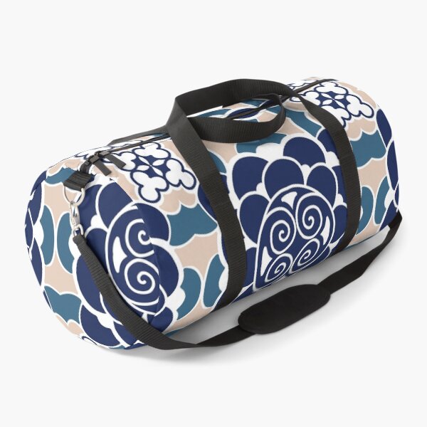 Item preview, Japanese traditional indigo floral pattern designed and sold by PG Illustration.