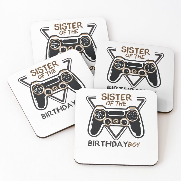 Item preview, Sister of the Birthday Boy - gamer - gaming designed and sold by Hannah  Pillic.