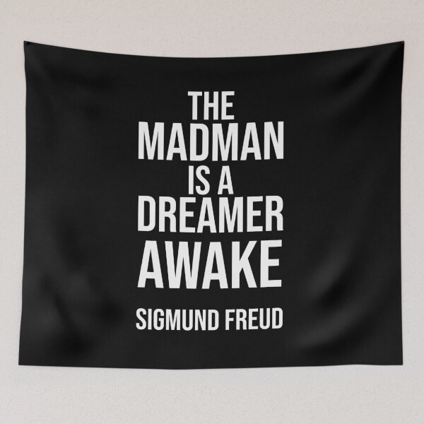 Item preview, Madman - Freud quote designed and sold by Philippe Derungs.
